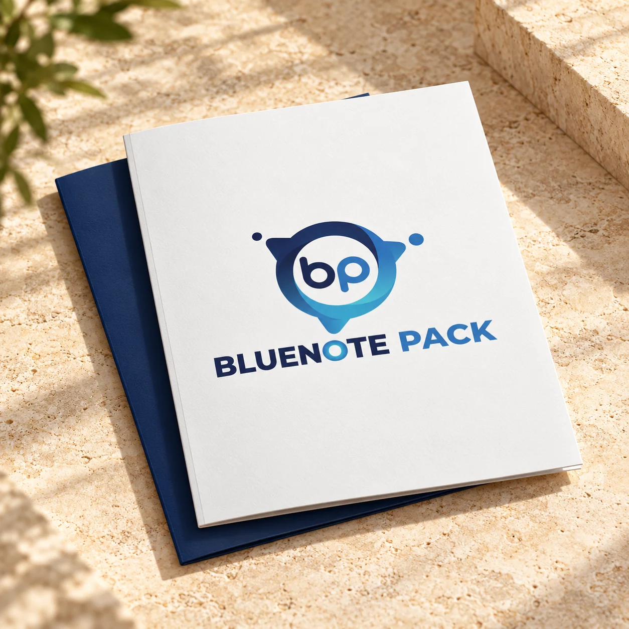 Logo Bluenote Pack présenté sur une pochette