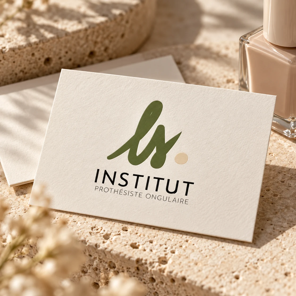 Mockup du logo LS Institut