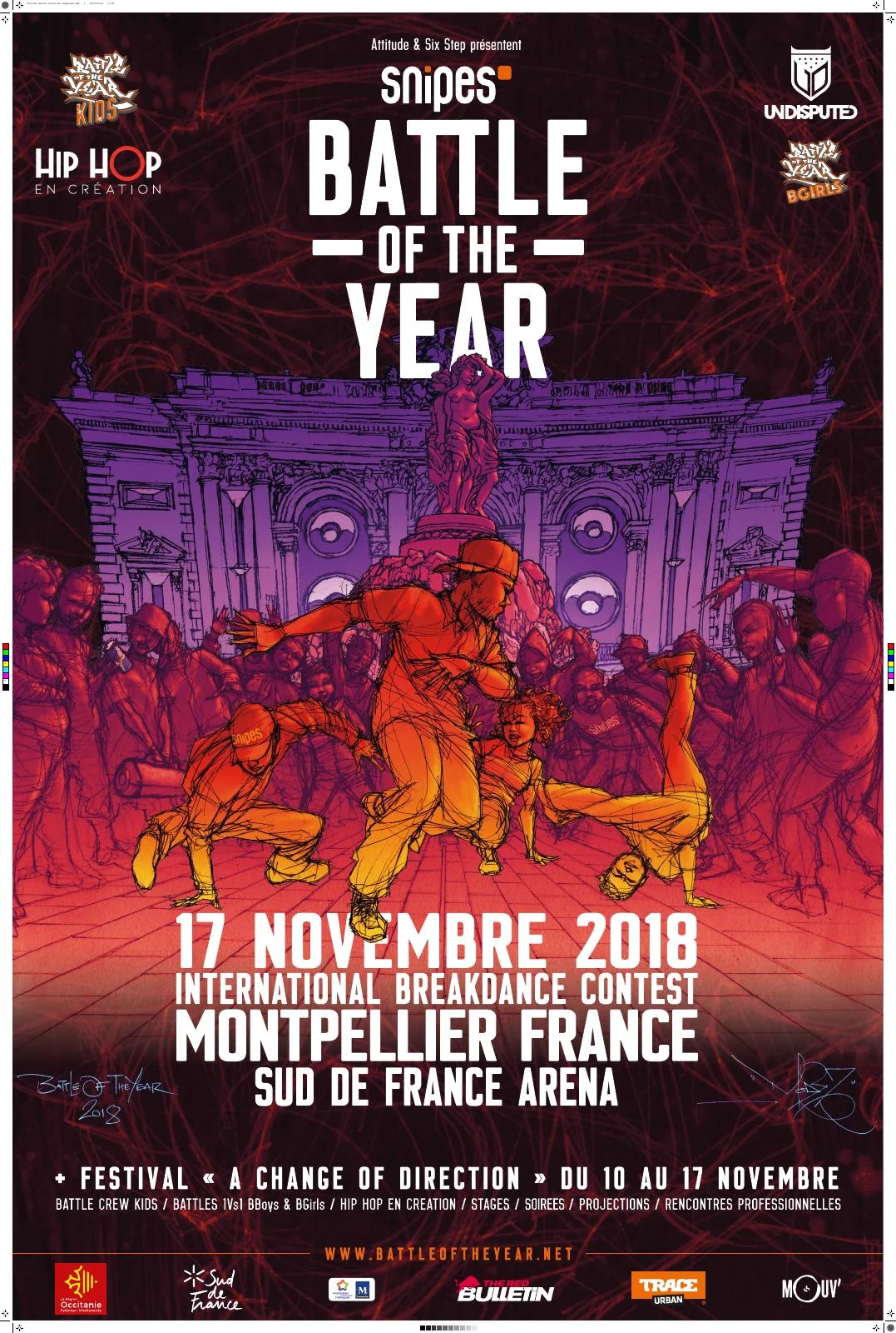 Affiche Battle of the Year — International 2018