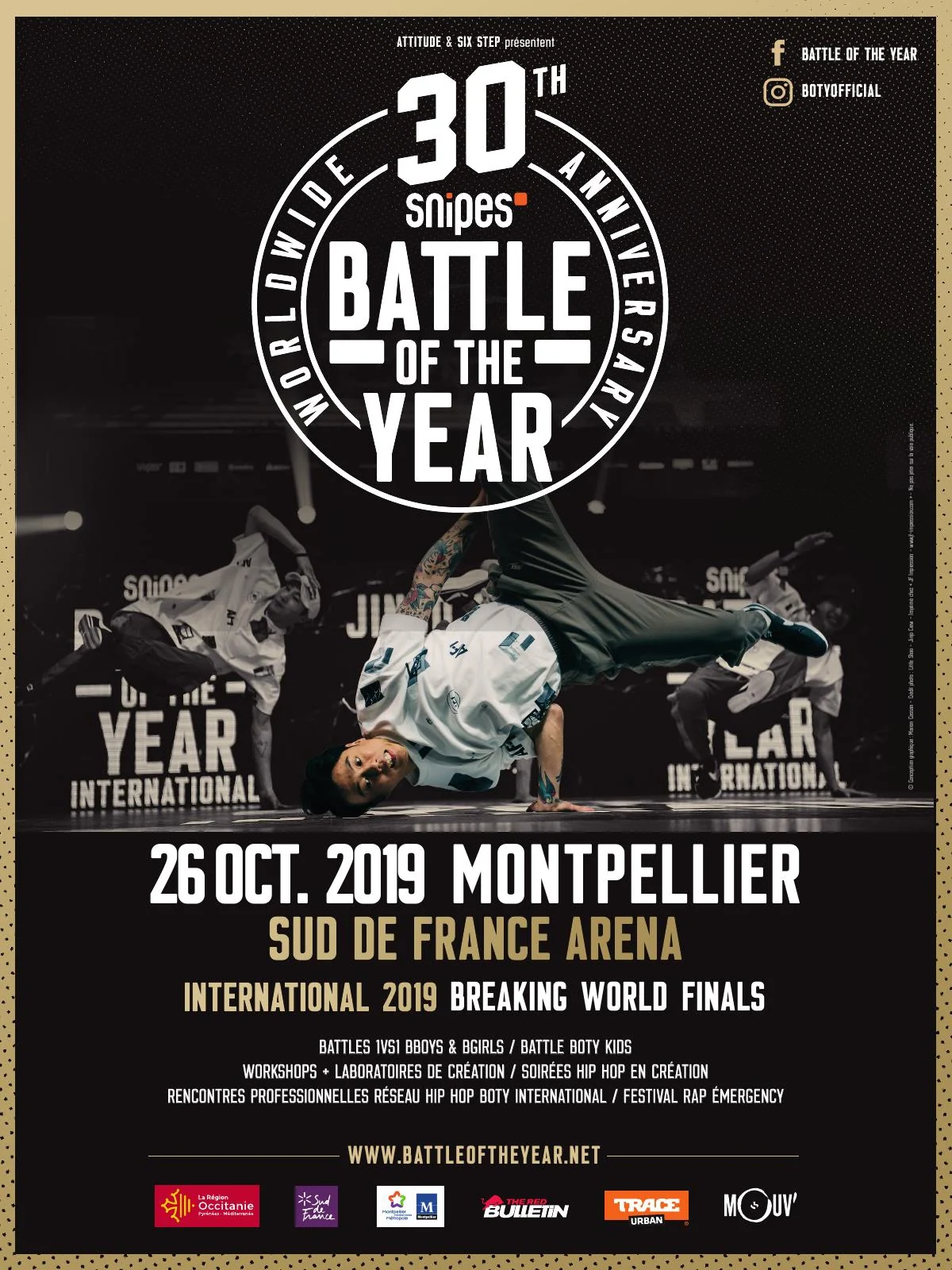 Affiche Battle of the Year — International 2019