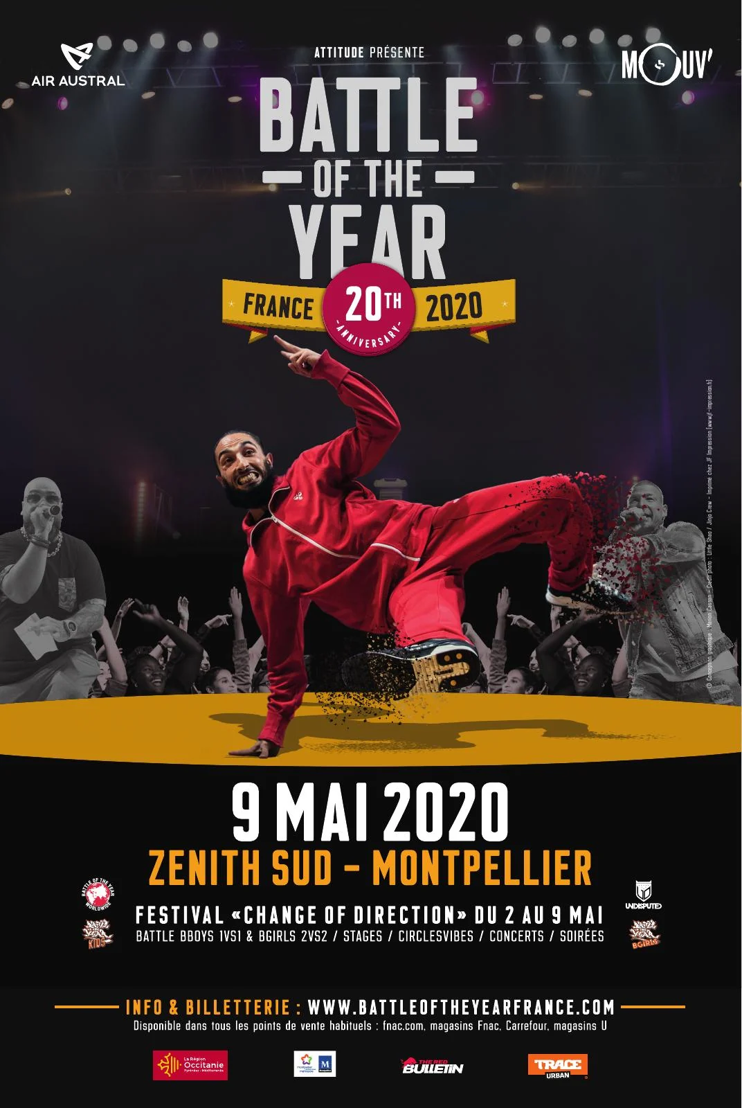 Affiche Battle of the Year — France 2020